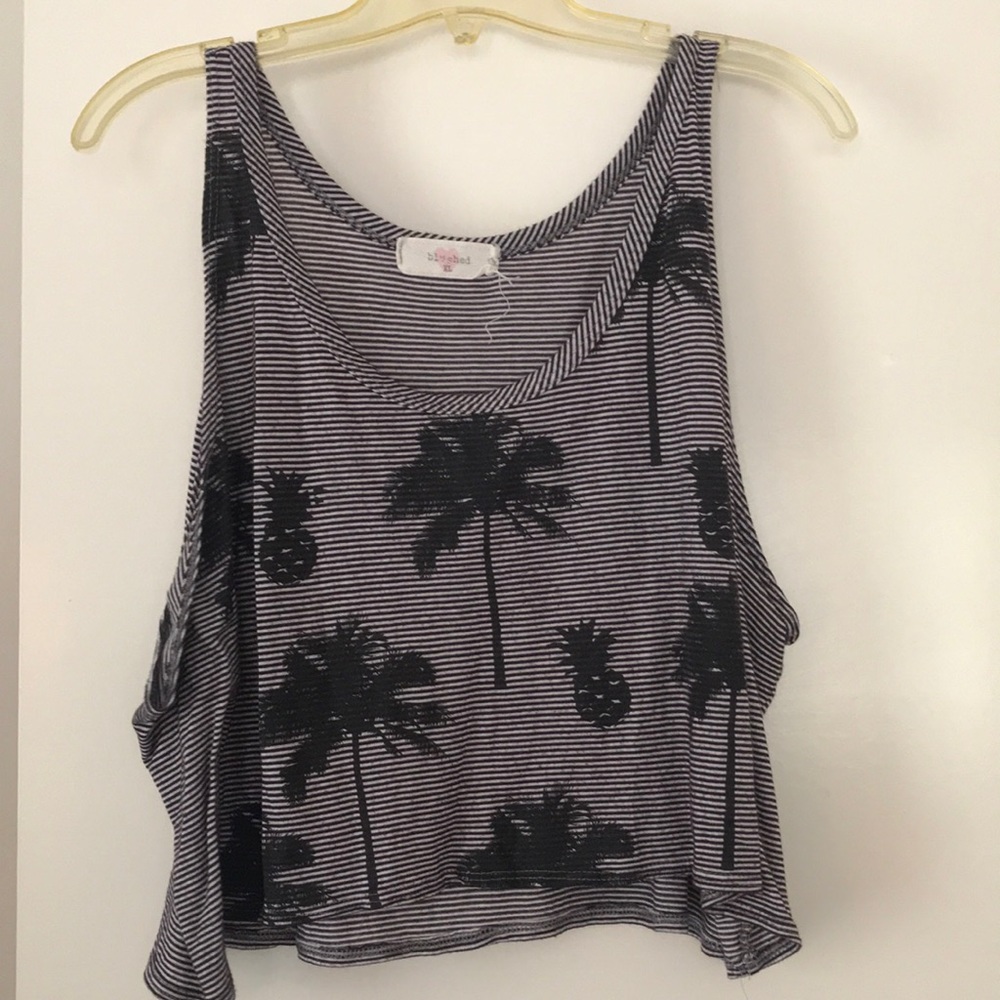 Blushed | Tropical Crop Top